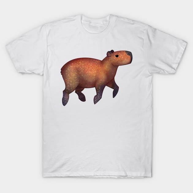 Cozy Capybara T-Shirt by Phoenix Baldwin